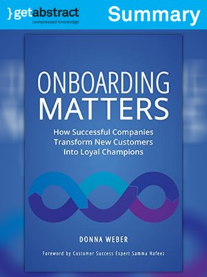 cover image of Onboarding Matters (Summary)
